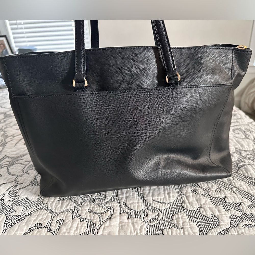 TORY BURCH ROBINSON TOTE BAG Black - Picture 2 of 13